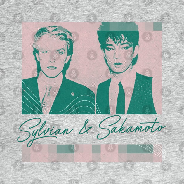 Ryuichi Sakamoto / David Sylvian ---- Fan Art Design by unknown_pleasures